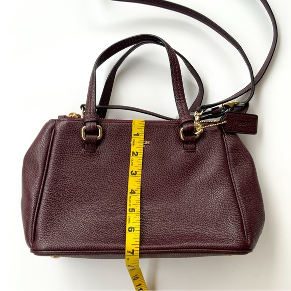 Coach Brown Leather Satchel with Gold Hardware 57132E - Picture 9 of 10